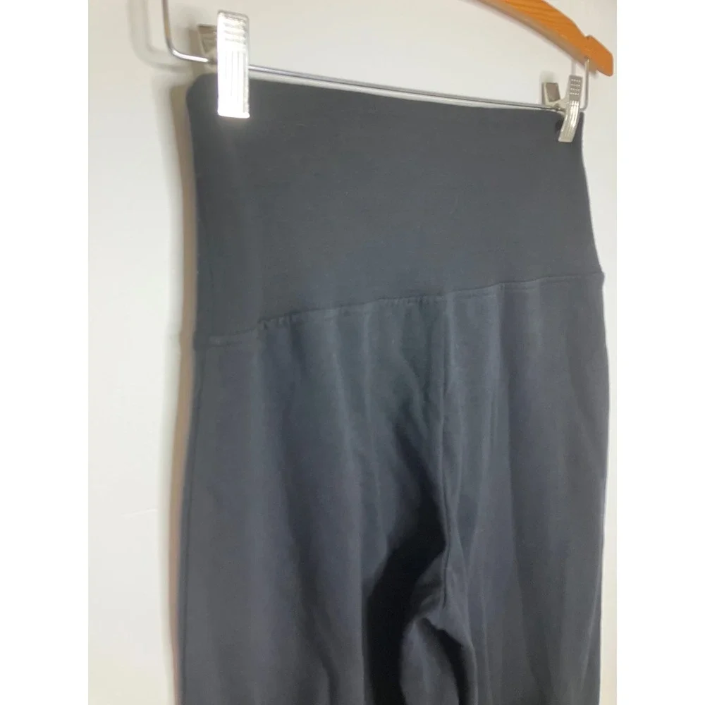 Sundays Logan Pants Womens Size S Black New Wide Leg High Waist Jersey lounge